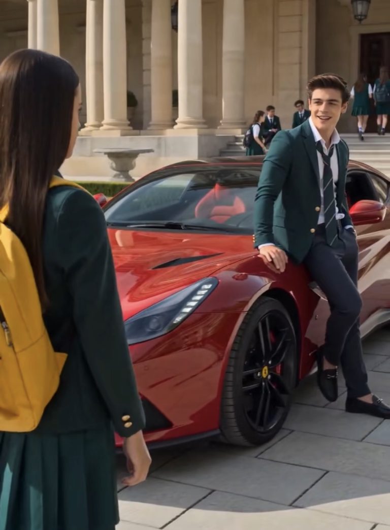 Presumió un Ferrari y la Llamó “Pobre”… Hasta que Ella Mencionó a su Padre