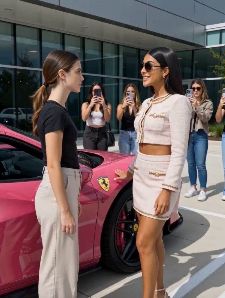 Presumió que su Prometido le Regaló un Ferrari… Hasta que una Mujer Dijo “4827”