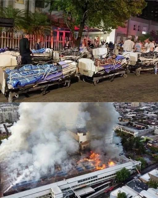 DECENAS DE CAMAS HOSPITALARIAS TERMINARON EN LA CALLE… Y LAS IMÁGENES IMPACTARON A BRASIL